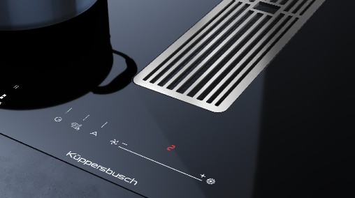Индукционная варочная панель с вытяжкой Kuppersbusch KMI 8590.0 SR Stainless Steel preview 5