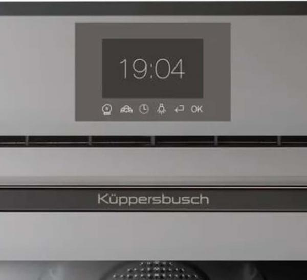 Компактный духовой шкаф с паром Kuppersbusch CBD 6550.0 G2 Black Chrome