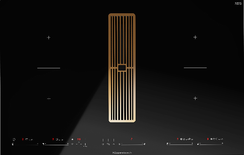 Индукционная варочная панель с вытяжкой Kuppersbusch KMI 8590.0 SR Copper preview 1