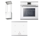 Комплект Kuppersbusch (BP 6550.0 W3 Silver Chrome, KI 6520.0 WE, DI 3800.0 W3)