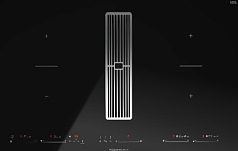 Индукционная варочная панель с вытяжкой Kuppersbusch KMI 8590.0 SR Stainless Steel