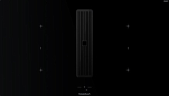 Индукционная варочная панель с вытяжкой Kuppersbusch KMI 9850.1 SR-E Black Chrome