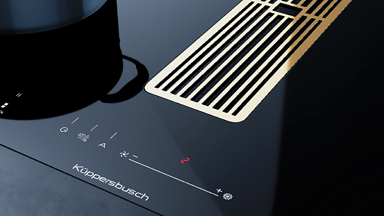 Индукционная варочная панель с вытяжкой Kuppersbusch KMI 8590.0 SR Copper preview 9