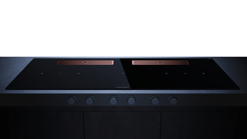 Индукционная варочная панель с вытяжкой Kuppersbusch KMI 12850.0 SR-S Copper preview 2