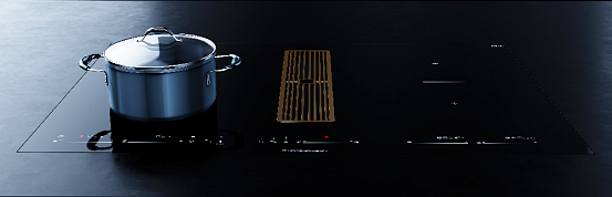 Индукционная варочная панель с вытяжкой Kuppersbusch KMI 8590.0 SR Copper preview 8