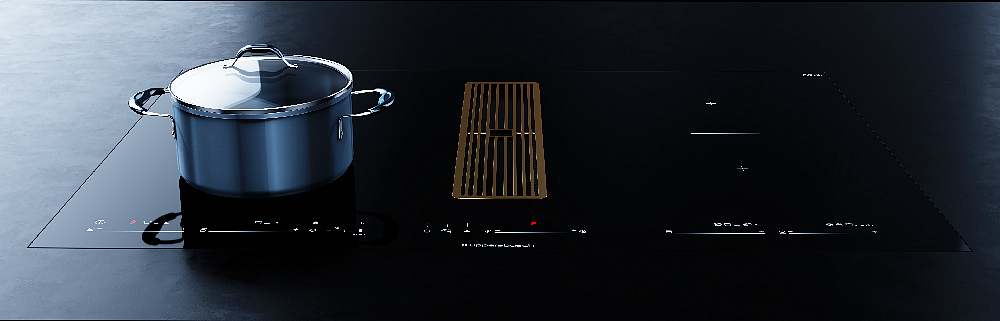 Индукционная варочная панель с вытяжкой Kuppersbusch KMI 8590.0 SR Copper preview 8