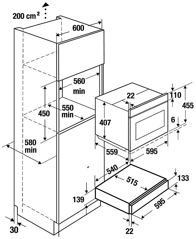 Выдвижной ящик Kuppersbusch CSZ 6800.0 G2 Black Chrome preview 2