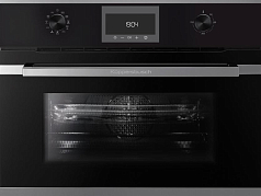 Компактный духовой шкаф с микроволнами Kuppersbusch CBM 6330.0 S3 Silver Chrome