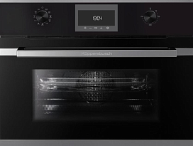 Компактный духовой шкаф с микроволнами Kuppersbusch CBM 6330.0 S3 Silver Chrome