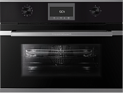Компактный духовой шкаф с микроволнами Kuppersbusch CBM 6330.0 S3 Silver Chrome