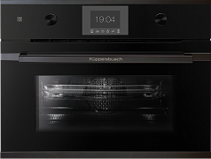 Компактный духовой шкаф с микроволнами Kuppersbusch CBM 6350.0 S2 Black Chrome