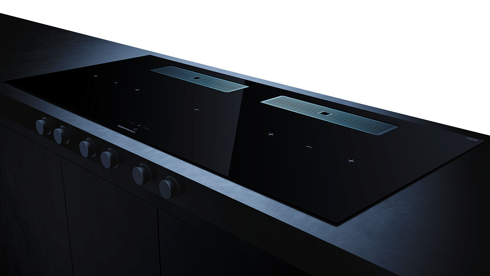 Индукционная варочная панель с вытяжкой Kuppersbusch KMI 12850.0 SR-S Stainless steel preview 4