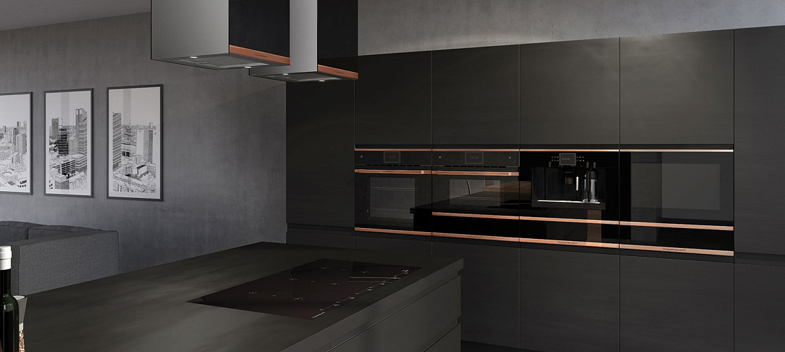 Discover the MattBlack Design Line by Küppersbusch