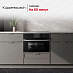 Купить Компактный духовой шкаф с микроволнами Kuppersbusch CBM 6330.0 S3 Silver Chrome preview 5