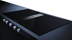 Индукционная варочная панель с вытяжкой Kuppersbusch KMI 9850.1 SR-E Stainless steel