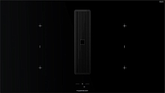 Индукционная варочная панель с вытяжкой Kuppersbusch KMI 9850.1 SR-S Black Chrome
