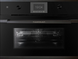 Компактный духовой шкаф с микроволнами Kuppersbusch CBM 6350.0 S2 Black Chrome