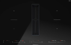 Индукционная варочная панель с вытяжкой Kuppersbusch KMI 8590.0 SR Black Velvet