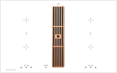 Индукционная варочная панель с вытяжкой Kuppersbusch KMI 8500.0 WR Copper