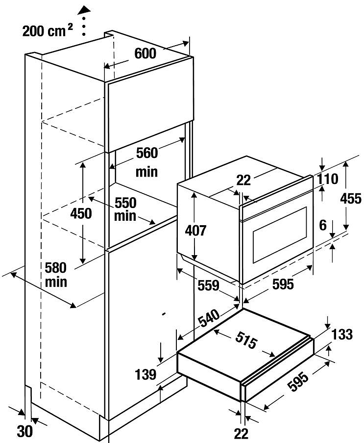 Выдвижной ящик Kuppersbusch CSZ 6800.0 G5 Black Velvet preview 2