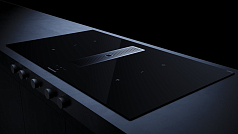 Индукционная варочная панель с вытяжкой Kuppersbusch KMI 9850.1 SR-S Stainless steel