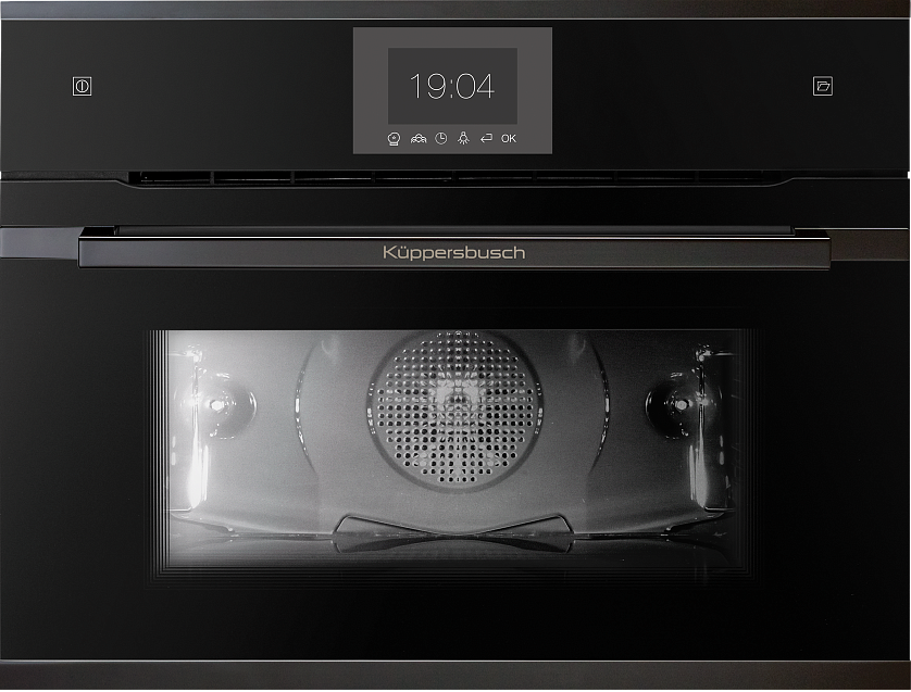 Компактный духовой шкаф с паром Kuppersbusch CBD 6550.0 S2 Black Chrome preview 1