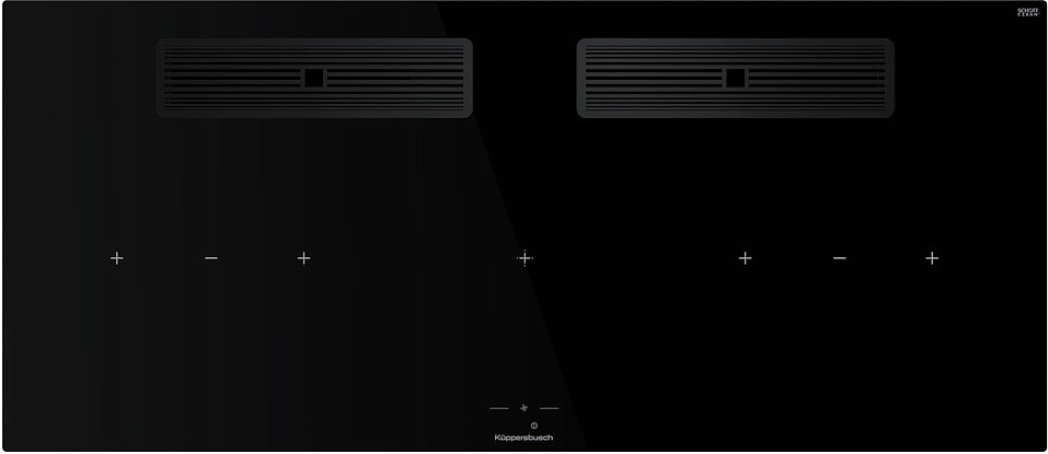Индукционная варочная панель с вытяжкой Kuppersbusch KMI 12850.0 SR-S Black Chrome preview 1