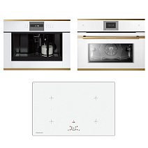 Комплект Kuppersbusch (CBD 6550.0 W4 Gold, CKV 6550.0 W4 Gold, KI 8520.0 WR)