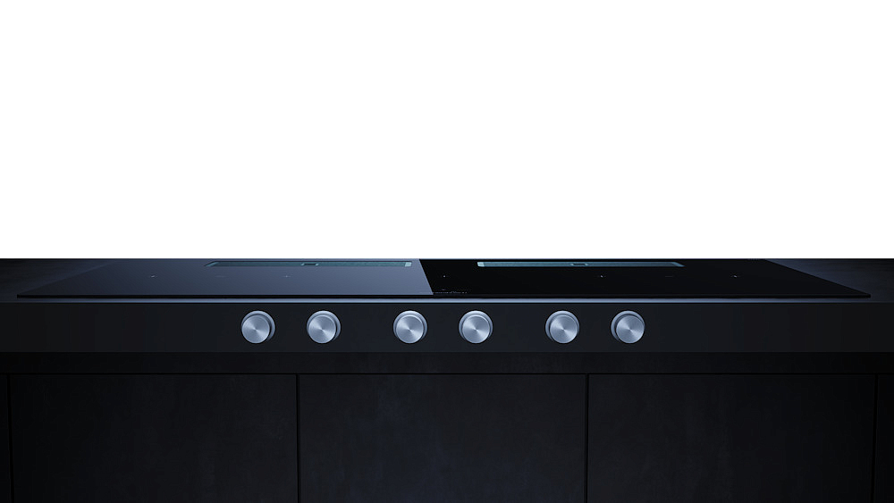 Индукционная варочная панель с вытяжкой Kuppersbusch KMI 12850.0 SR-E Stainless steel preview 5