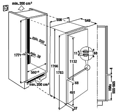 Холодильник Kuppersbusch IKEF 3080-2 Z 3