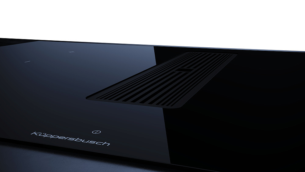 Индукционная варочная панель с вытяжкой Kuppersbusch KMI 12850.0 SR-S Black Velvet preview 6