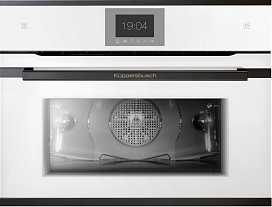 Компактный духовой шкаф с паром Kuppersbusch CBD 6550.0 W2 Black Chrome
