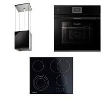 Комплект Kuppersbusch (BP 6550.0 S5 Black Velvet, KE 6130.1 SE, DI 3800.0 S5)