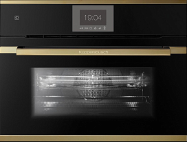 Компактный духовой шкаф с микроволнами Kuppersbusch CBM 6550.0 S4 Gold
