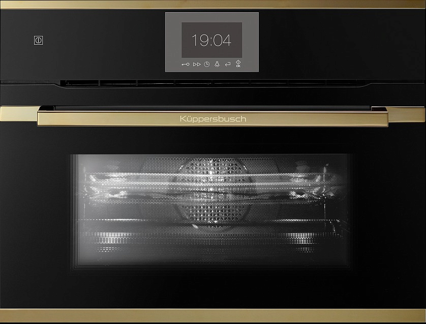 Компактный духовой шкаф с микроволнами Kuppersbusch CBM 6550.0 S4 Gold preview 6