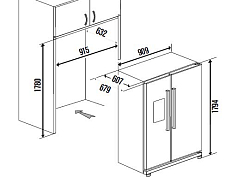Холодильно-морозильный шкаф Kuppersbusch KEI 9750-0-2T