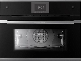 Компактный духовой шкаф с паром Kuppersbusch CBD 6550.0 S3-Airfry Silver Chrome