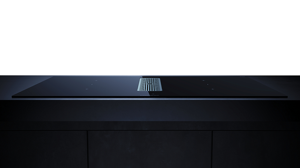 Индукционная варочная панель с вытяжкой Kuppersbusch KMI 9350.0 SR Stainless steel preview 4