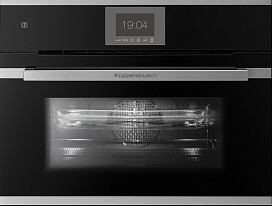 Компактный духовой шкаф с микроволнами Kuppersbusch CBM 6550.0 S1 Stainless Steel