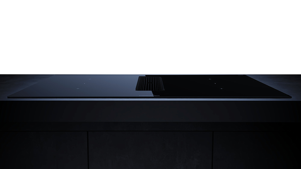 Индукционная варочная панель с вытяжкой Kuppersbusch KMI 8350.0 SR Black Velvet preview 4