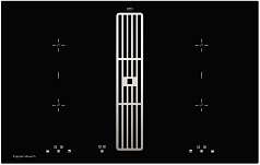 Индукционная варочная панель с вытяжкой Kuppersbusch KMI 8500.0 SR Stainless steel