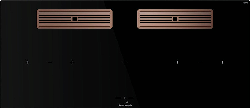 Индукционная варочная панель с вытяжкой Kuppersbusch KMI 12850.0 SR-S Copper preview 1