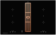 Индукционная варочная панель с вытяжкой Kuppersbusch KMI 8500.0 SR Copper