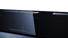 Индукционная варочная панель с вытяжкой Kuppersbusch KMI 12850.0 SR-S Stainless steel