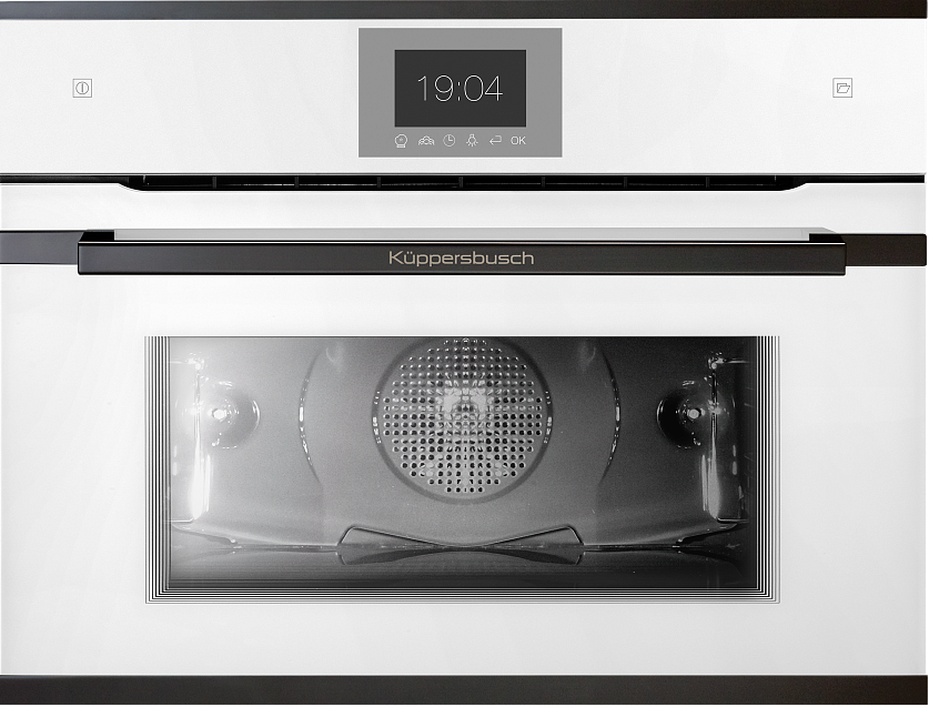 Компактный духовой шкаф с паром Kuppersbusch CBD 6550.0 W2 Black Chrome preview 1