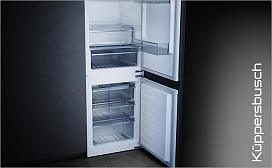 Как перевесить дверь холодильника Kuppersbusch?