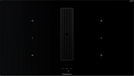 Индукционная варочная панель с вытяжкой Kuppersbusch KMI 9850.1 SR-S Black Velvet