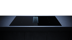 Индукционная варочная панель с вытяжкой Kuppersbusch KMI 8350.0 SR Stainless steel