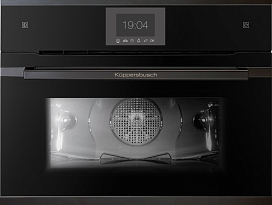 Компактный духовой шкаф с паром Kuppersbusch CBD 6550.0 S6 Black Steel