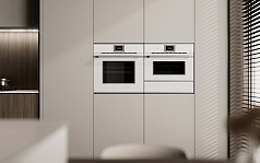 Компактный духовой шкаф Kuppersbusch CBP 6550.0 W3 Silver Chrome